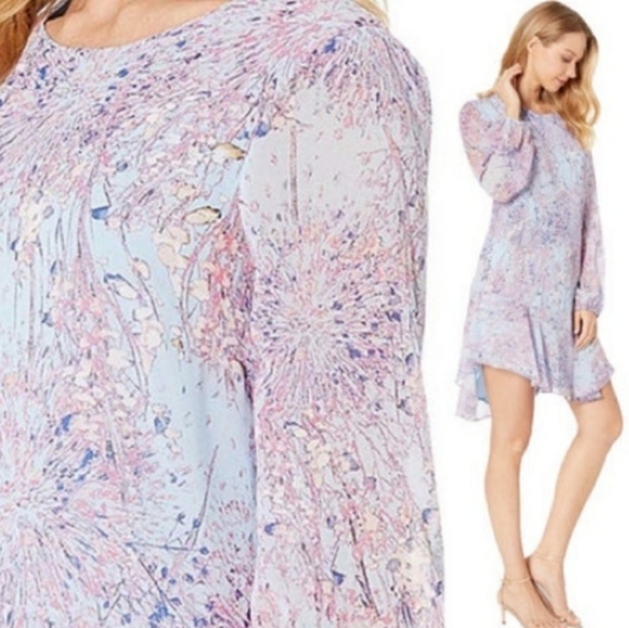 BCBG Blue Bell Windswept Dress - Picture 3 of 9